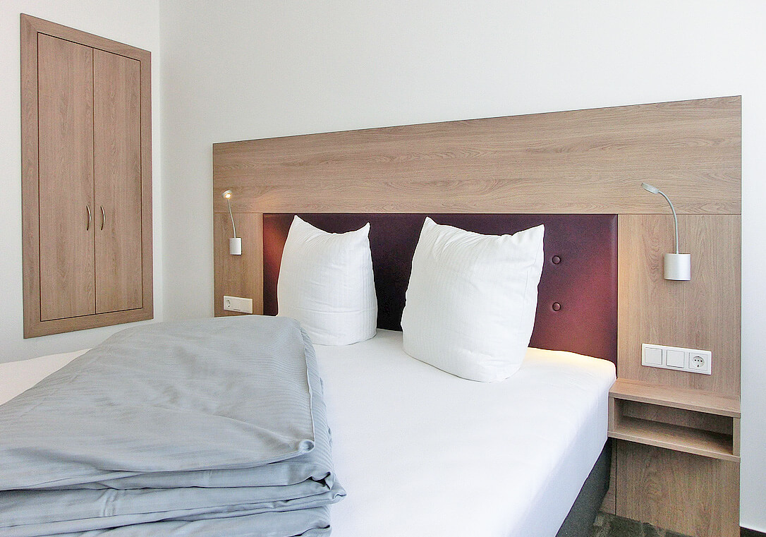 Hotelbett komfortabel